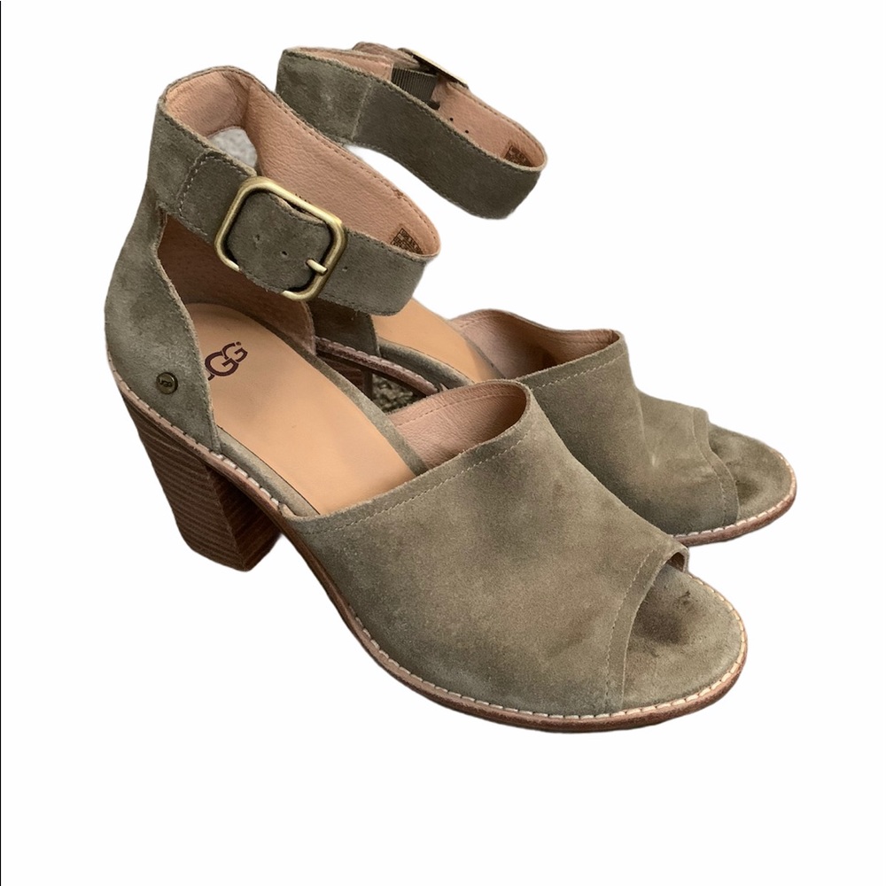 UGG Suede Ankle Strap sandals